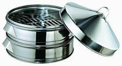 江門華美不銹鋼制品廠 廚房圓形不銹鋼蒸籠的優(yōu)質(zhì)之選